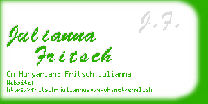 julianna fritsch business card